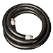 Apache 98108490 1" x 15' Farm Fuel Transfer Hose Male x Male Assembly with Static Wire