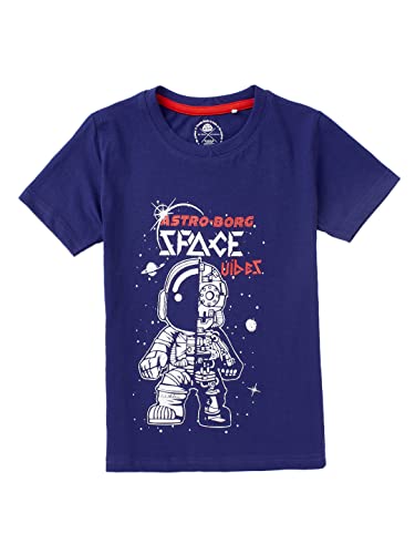 Image of CuB McPAWS be curious Boy's Graphic Regular Fit T-Shirt