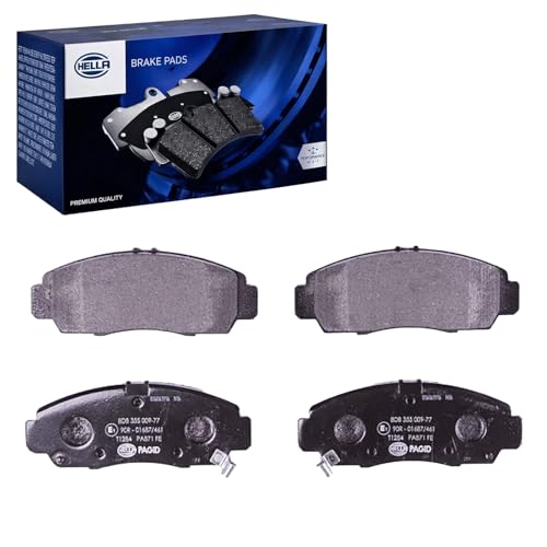 Plaquettes de frein HELLA 8DB T1284 avec témoin pour Honda et Acura