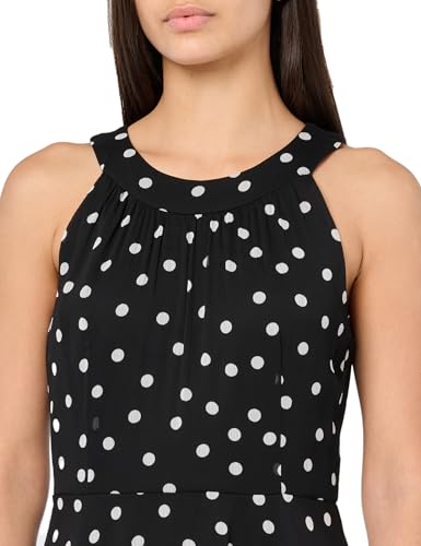 Image of Tommy Hilfiger Women's Sleeveless Halter Neck Tiered Skirt Maxi Dress