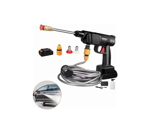 Lavadora De Alta Pressão Sem Fio Recarregável 180W 36 Bar Bivolt C/Maleta + Acessórios