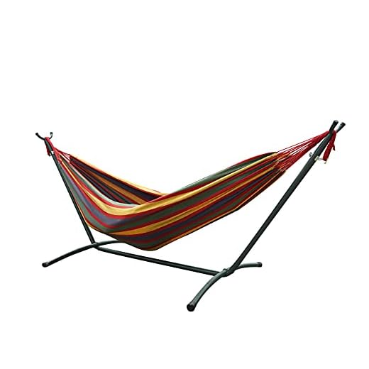 Strandgut - Soporte para hamaca, color rojo