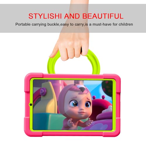 Coque Samsung Tab A 2019 8" avec support rotatif et grip antichoc TPU