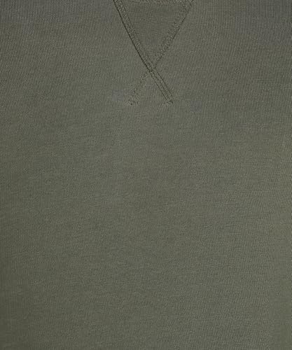 Image of Alan Jones Clothing Men's Crew Neck Solid Pure Cotton Sweatshirt