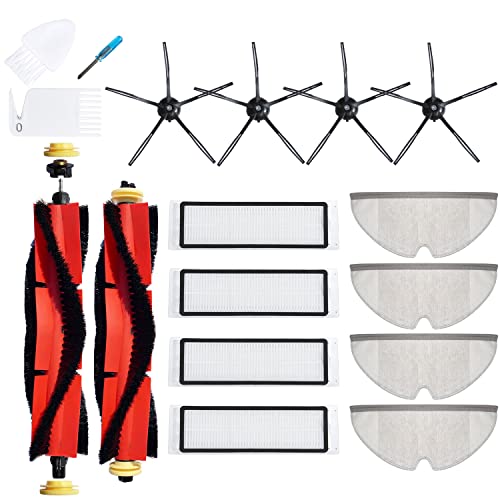 LOVECO Replacement Parts Kit Compatible for Roborock S5 S5 Max S6 MaxV S6 Pure E20 E25 E35 - Sweeping and Mopping Robotic