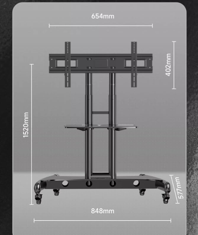 Soporte móvil universal para TV de 32 a 75 pulgadas miniatura 2