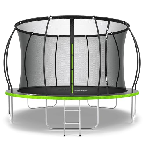 ZIPRO 12'' Jump Pro Premium Trampolin Outdoor, Ø 374cm, rundes...