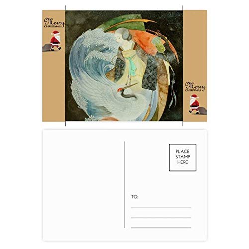 Cartes postales grue chinoise pour remercier vos invités de mariage et fêtes
