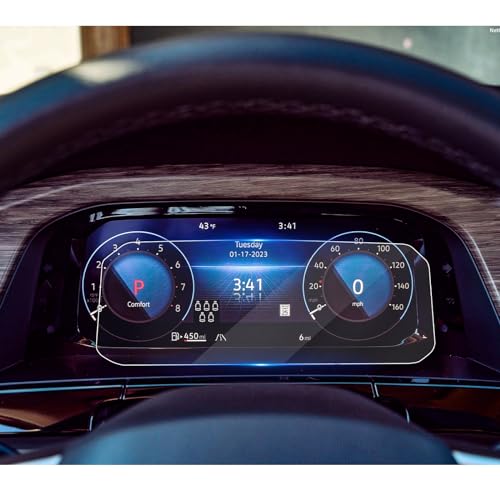 YEE PIN for Volkswagen Atlas 2024 Screen Protector Glass 2024 Atlas Screen Protector for 2024 VW Atlas 10.2 In Digital Cluster Screen Protector Compatible with Volkswagen Atlas 2024 SE, SE with Technology, SEL, SEL Premium R-Line Display