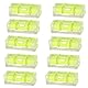 Zwenjuan Bubble Small Leve,10 Stück Mini Wasserwaage Mini Bubble Level,Blase Kleine Ebene Instrument Balance Bubble Small Level,Spirit Level,Mini Bubble Spirit Level(15 X 15 X 40MM)
