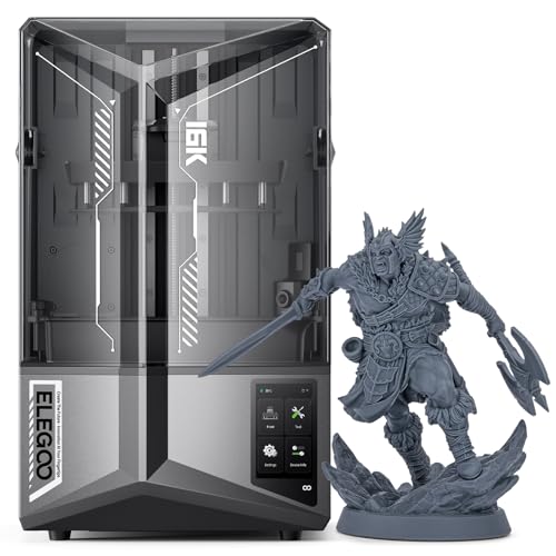 ELEGOO Saturn 4 Ultra 16K Resin 3D Printer, Fast Printing up to 150mm/h, 16K Ultra High Resolution,...