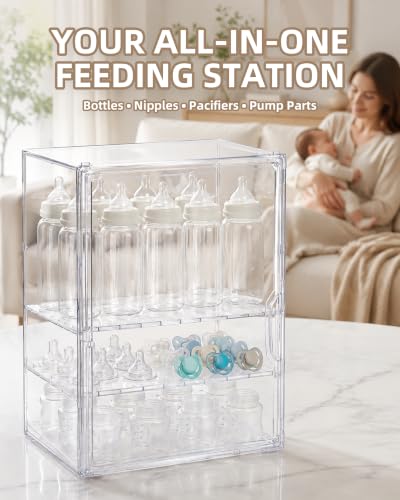 3-Tier Acrylic Baby Bottle Organizer - image 4