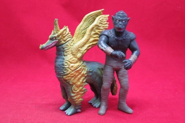 【極希少.美品】楳図かずお版ウルトラマン　ソフビ　ドドンゴ&ミイラ人間 極希少.美品】楳図かずお版ウルトラマン ソフビ ドドンゴ&ミイラ人間