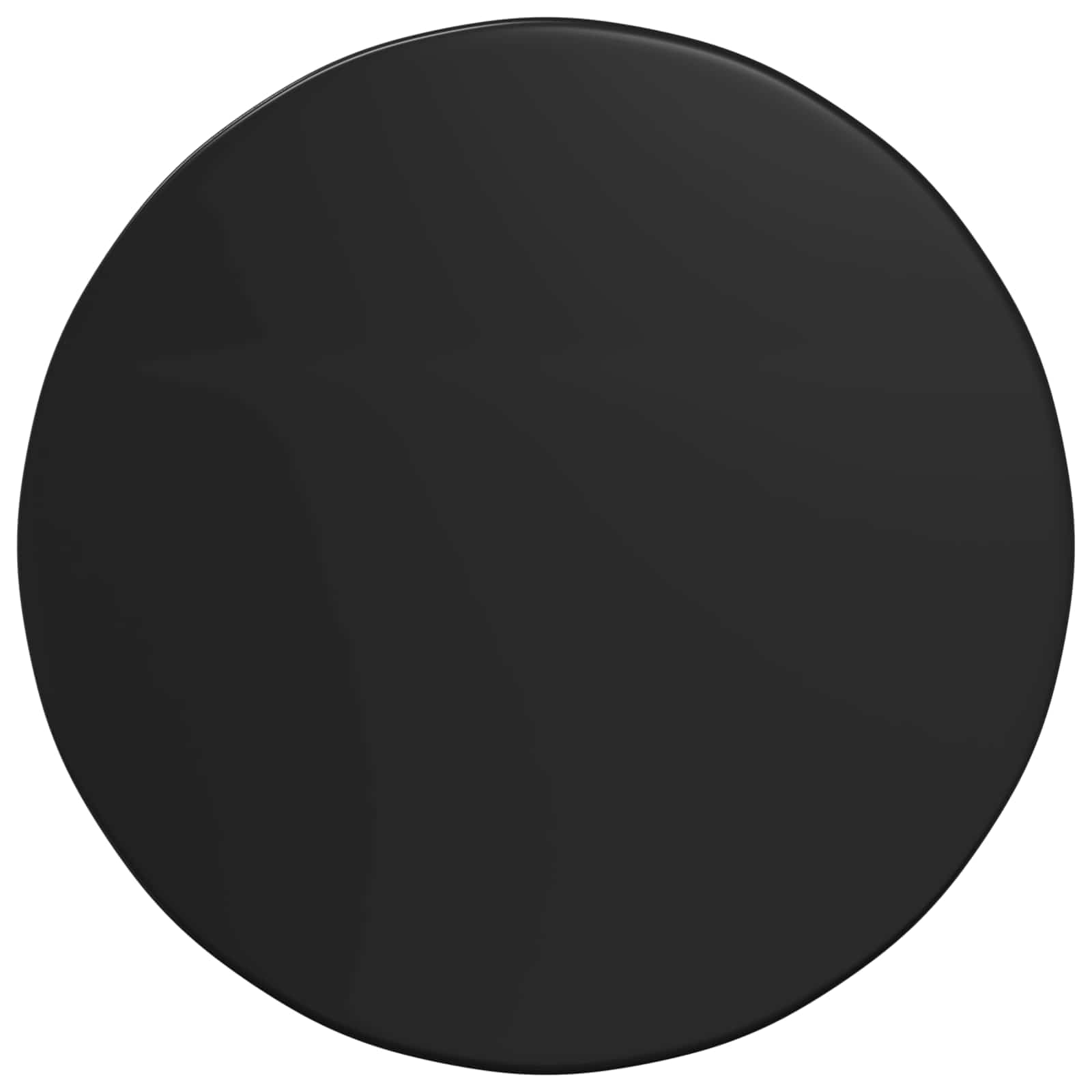 Tavolo rotondo da 70 cm in legno di ingegneria nero