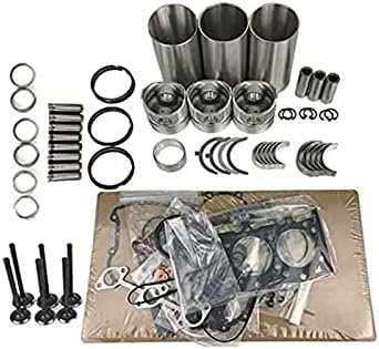 Overhaul Rebuild Kit Compatible with Kubota D722 Engine B7300HSD B7400HSD BX1800D BX1850D BX1860D