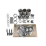 Overhaul Rebuild Kit Compatible with Kubota D722 Engine B7300HSD B7400HSD BX1800D BX1850D BX1860D