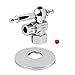 Kingston Brass CC43101TLK Angle Stop Valve, Polished Chrome