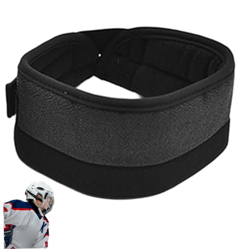 Jorzer Protège-Cou de Hockey pour Jeunes et Enfants, protège-Cou réglable, résistant aux coupures, pour Articles de Sport d'hiver