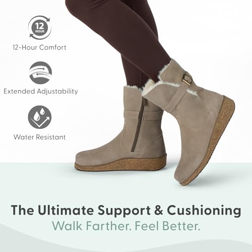 Orthofeet Women's Orthopedic Claire Waterproof Winter Boots for Foot Pain Relief2
