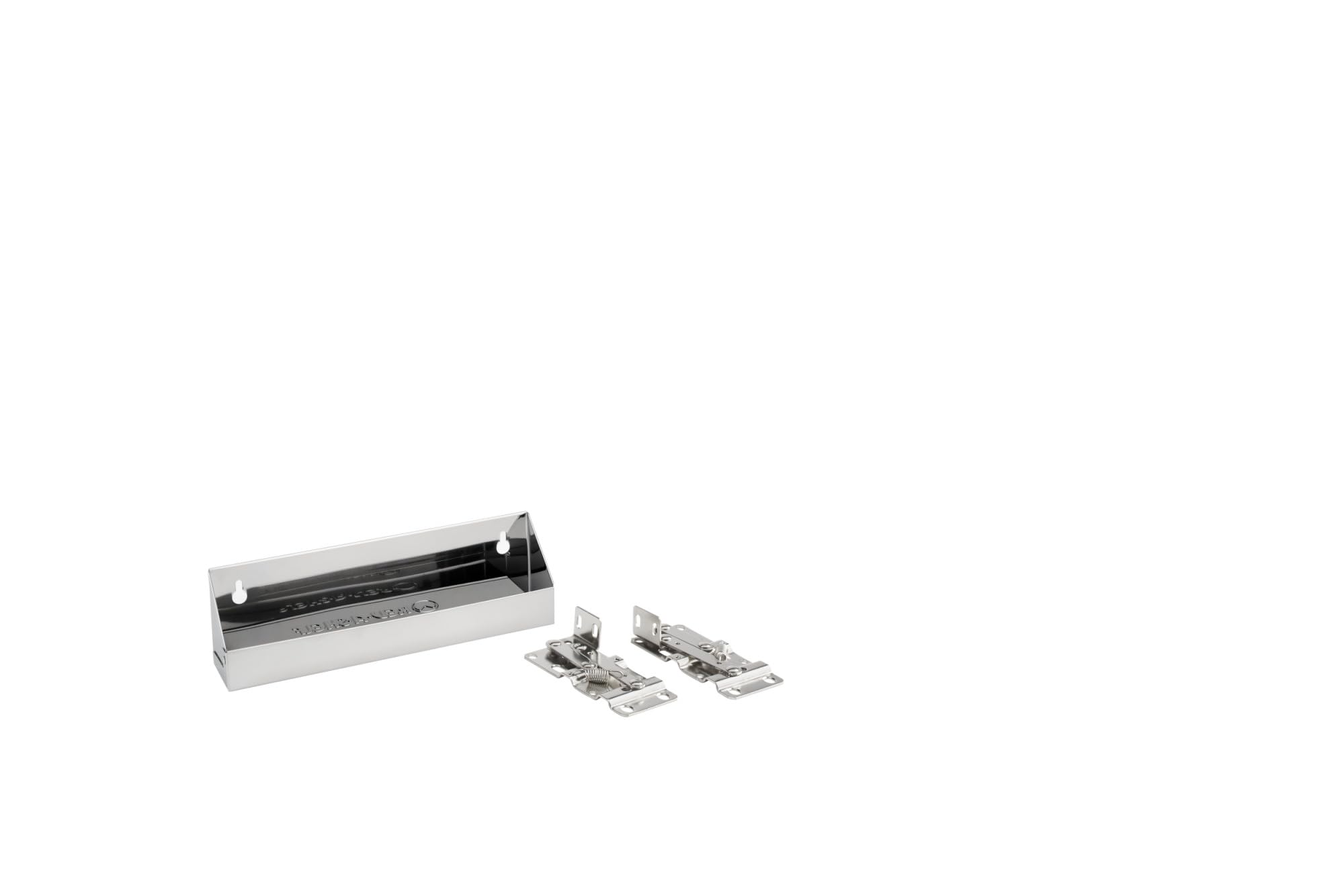REV-A-SHELF 10" Stainless-Steel Tip-Out Tray w/Hinges for Sink Base Cabinets