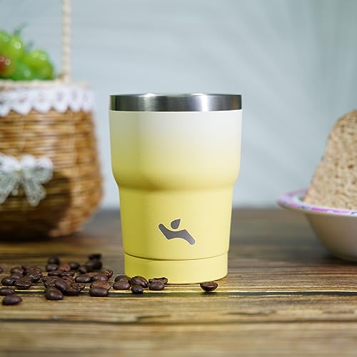 Image of Konokyo 10 oz Tumbler with Handle and Straw, Insulated Travel Mug
