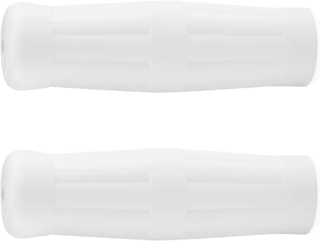 1 Pair 1"-7/8" Universal Motorcycle Bike Vintage Classic Handlebar Hand Grips Bar(White)