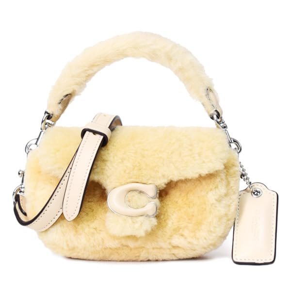 ♣︎ ラビットファー　COACH レザー ハンドバッグ シグネチャー 希少 Amazon | コーチ バッグ シアリング レザー タビー 12 もこもこ