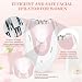 Epilator for Women, 2 speeds Electric Shaver for Women, Cordless Rechargeable epilator with LED Light for Face Body Armpit Bikini Leg Hair Removal