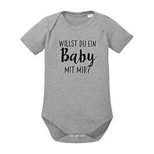 clothinx Baby Body Unisex Willst du ein Baby mit mir