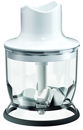 Braun Household Zerkleinerer Aufsatz MQ 20 - Stabmixer Zubehör kompatibel mit Braun Household MultiQuick Stabmixer mit EasyClick System, 350 ml, weiß