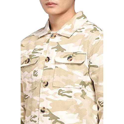 Image of JACK & JONES Men's Cotton Short A-Line Coat