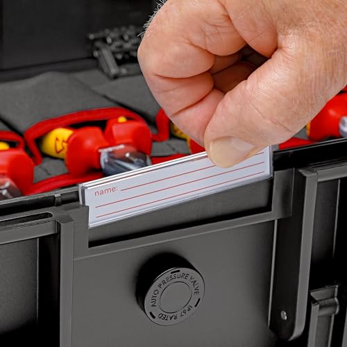 KNIPEX Tool Case "Robust45 Move" Electro, 63 Parts, on Wheels, Telescopic Handle, 147 Inserting Options, 45 L Volume, Tool Trolley, Toolbox, 00 21 37