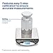 American Weigh Scales Digital Postal/Kitchen Scale, Stainless Steel Surface, Backlit LCD Screen AMW13-BK13 lb./6 kg, Black