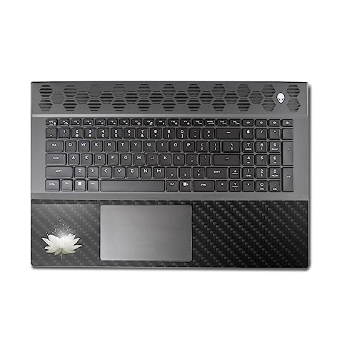 Image of MightySkins Carbon Fiber Skin Compatible With Alienware M18 R1 (2023) Full Wrap Kit - Twilight Lotus | Protective Durable Textured Carbon Fiber Finish | Easy To Apply & Change Styles | Made in the USA
