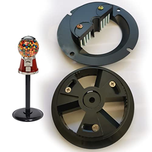 Image of Candy Dispenser Wheel for Gumball Machines - Adjustable Candy Wheel for Classic Gumball Vending Machine. This is a Bulk Candy Wheel for Vend Candy - Candy Wheel Gumball Machine Replacement Part - NEW