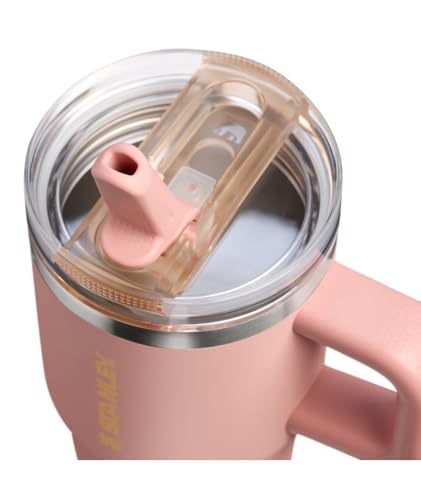 Image of STANLEY Quencher ProTour Flip Straw Tumbler with Leakproof Lid 20 oz | Built-In Straw & Handle | Cupholder Compatible for Travel | Insulated Stainless Steel Cup | BPA-Free | Peach Rose