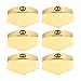 ERINGOGO 6 Sets Metal Tuners Guitar Tuning Pegs Guitar Tuning Buttons Guitar Tuner Caps Guitar Tuning Key Pegs Guitar Tuning Handle Square Guitar Buttons Bass Handle Pegs Accessories Ballad