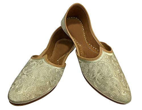 Men Pakistani Aladdin Mojari Curved Toe Khussa Shoe Jooti Jalsa Juttis2