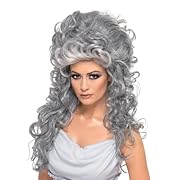 Smiffys Перука Medea Witch, сива, дълга и...