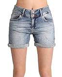LTB Jeans Damen Becky X Shorts, Blau (Lewa Wash 51582), L
