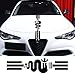 LDGSUPH Hood Cover Car Stickers for Alfa Romeo 159 Giulietta Giulia 147 156 Mito Stelvio GT Sportiva