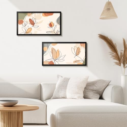 LaVie Home 5x15 Picture Frame for Wall Display, 5x15 Black Picture Frame with HD Plexiglas, 5 x 15 Frame 1 Pack, Display Frame for Vertical or Horizontal, Classic Collection