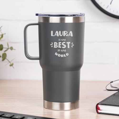 Wanapix Personalised Double Layer Thermal Mug | Capacity 600 ml |...