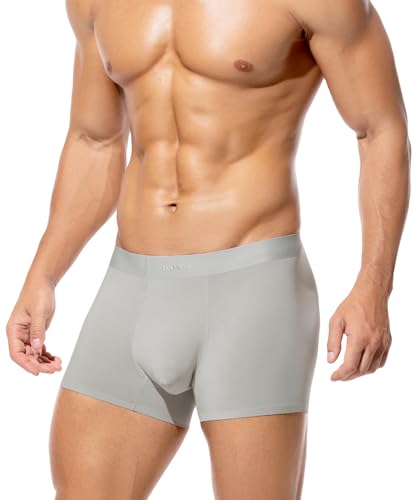 Casey Kevin Men's Trunks Seamless Modal Underwear Soft Breathable Moisture-Wicking Underpants Boxer Briefs for Men