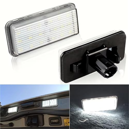 Luces matrícula coche LED para Lexus LX470 plafón lámpara trasera dos bombillas 2