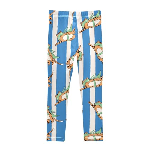 Girls Leggings Cute Tiger Little Hero Animals Toddler Girls Clothes Leggings for Girls Toddler Girls Leggings 3-4T2