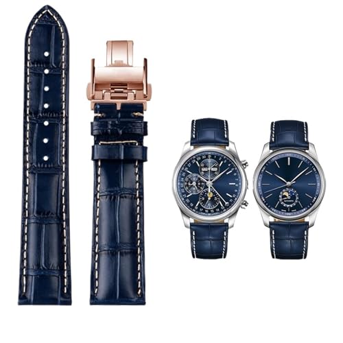 Bracelet de montre en cuir 19mm 20mm 21mm pour Masters Collection L3 L4
