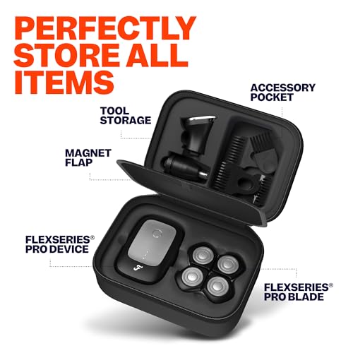 Image of Freebird FlexSeries Pro Travel Case - Durable Protection for Your Head Shaver and Accessories, Compact and Portable Design for On-the-Go Grooming, Organized Storage for a Perfect Shave Anywhere.