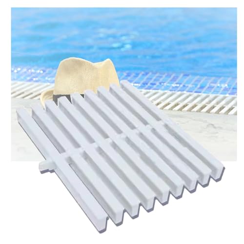 Grille de drainage de sortie 18x100 cm : éliminez l'eau stagnante de votre terrasse en lot de 10