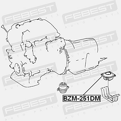 Amazon.com: Transmission Mount Febest BZM-251DM Oem A1662400518 